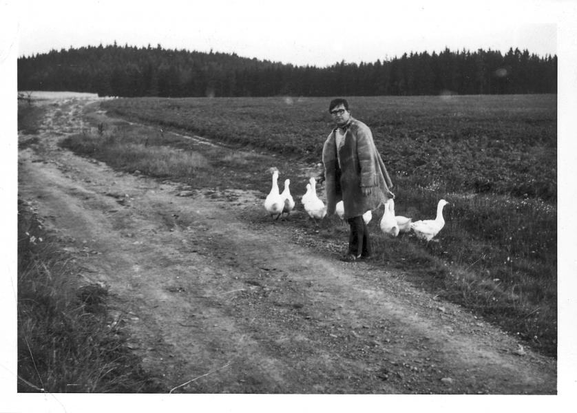 Woody Vašulka na Moravě, cca 1974. Foto: vasulka.org